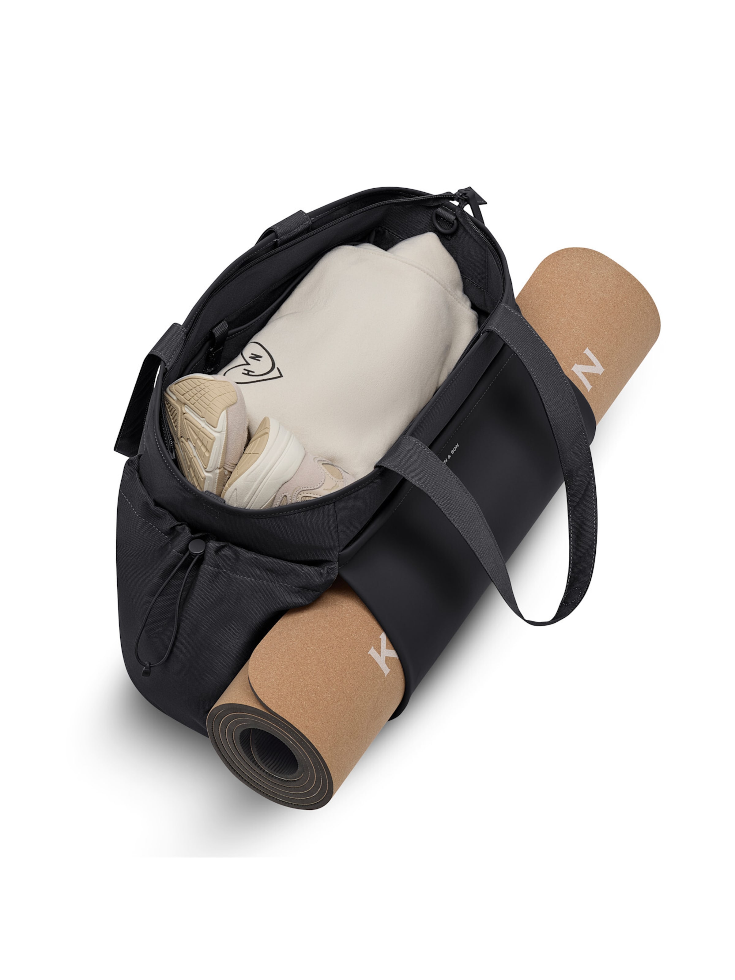 Kapten & Son Shopper 'Hellvi Pro Large'‌ in Schwarz