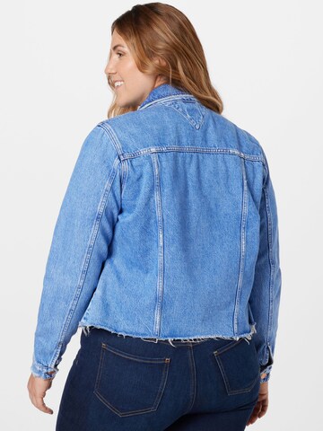 Tommy Jeans Curve Prechodná bunda - Modrá