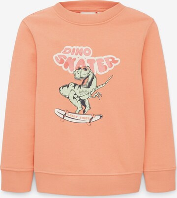 TOM TAILOR Sweatshirt in Oranje: voorkant