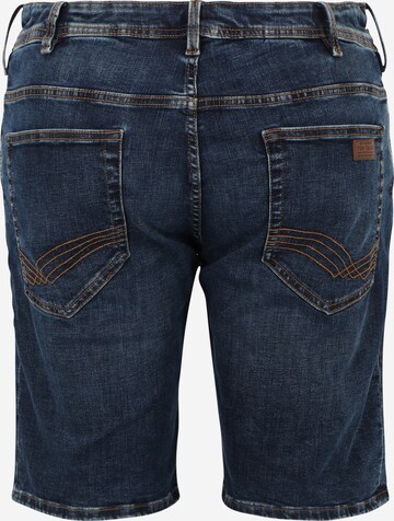TOM TAILOR Men + Slimfit Jeans in Blauw