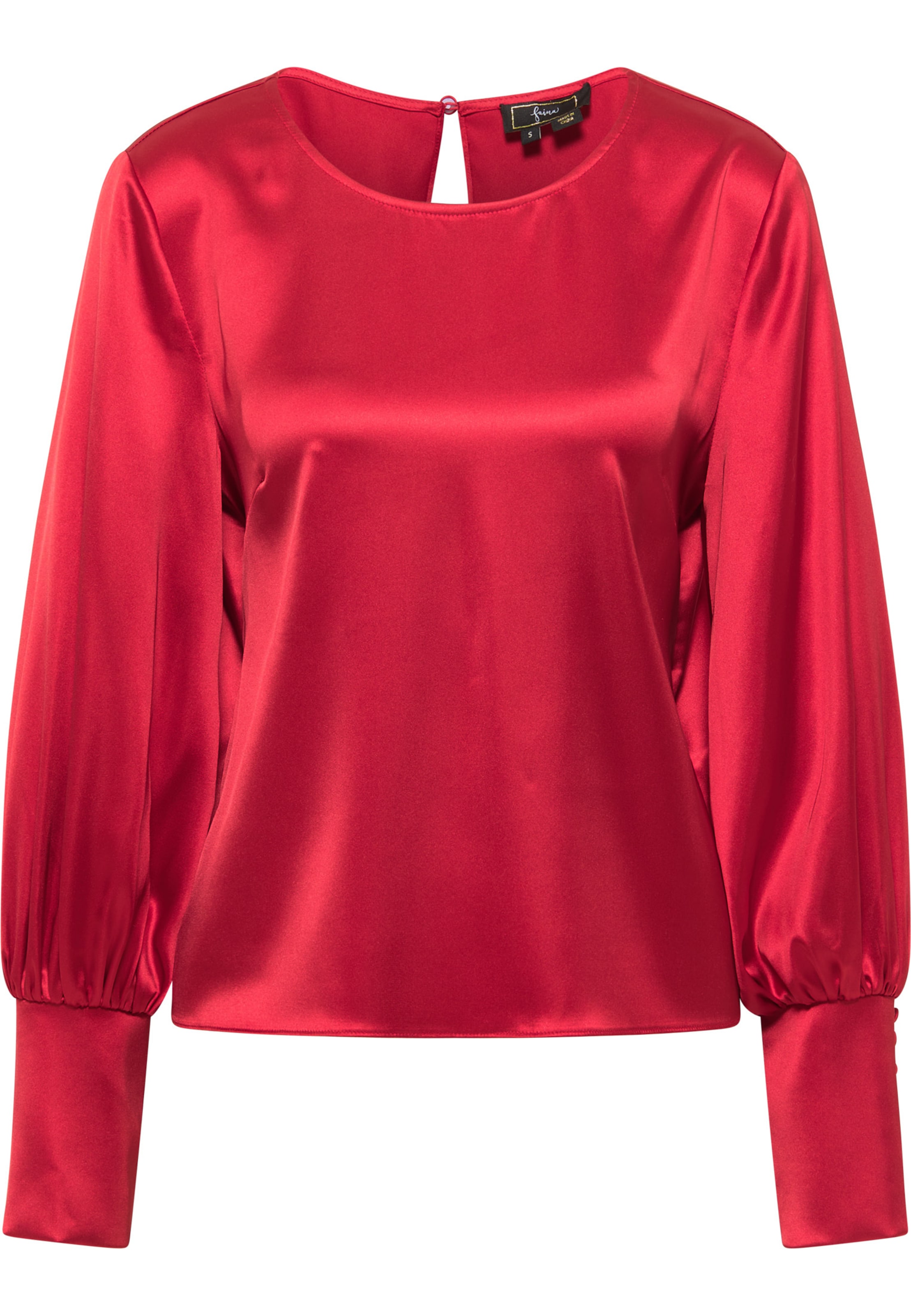 faina Bluse in Rot: Vorderseite