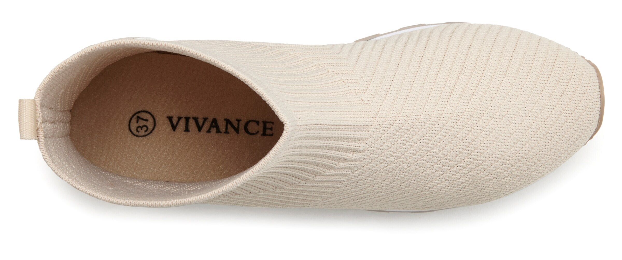 VIVANCE High-Top Sneakers in Beige