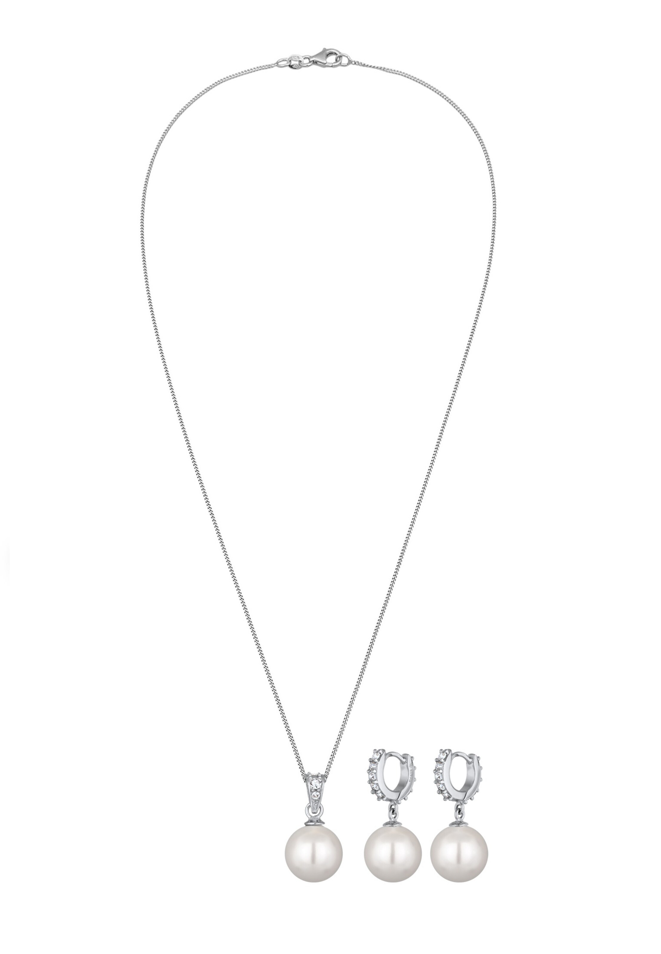 Parure de bijoux 'Perle' ELLI en argent : devant