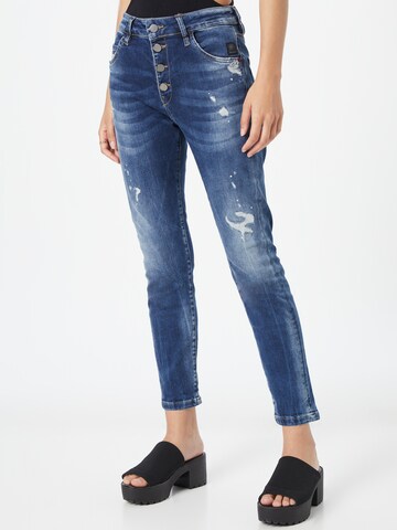 Elias Rumelis Slimfit Jeans 'LUCIA' in Blauw: voorkant