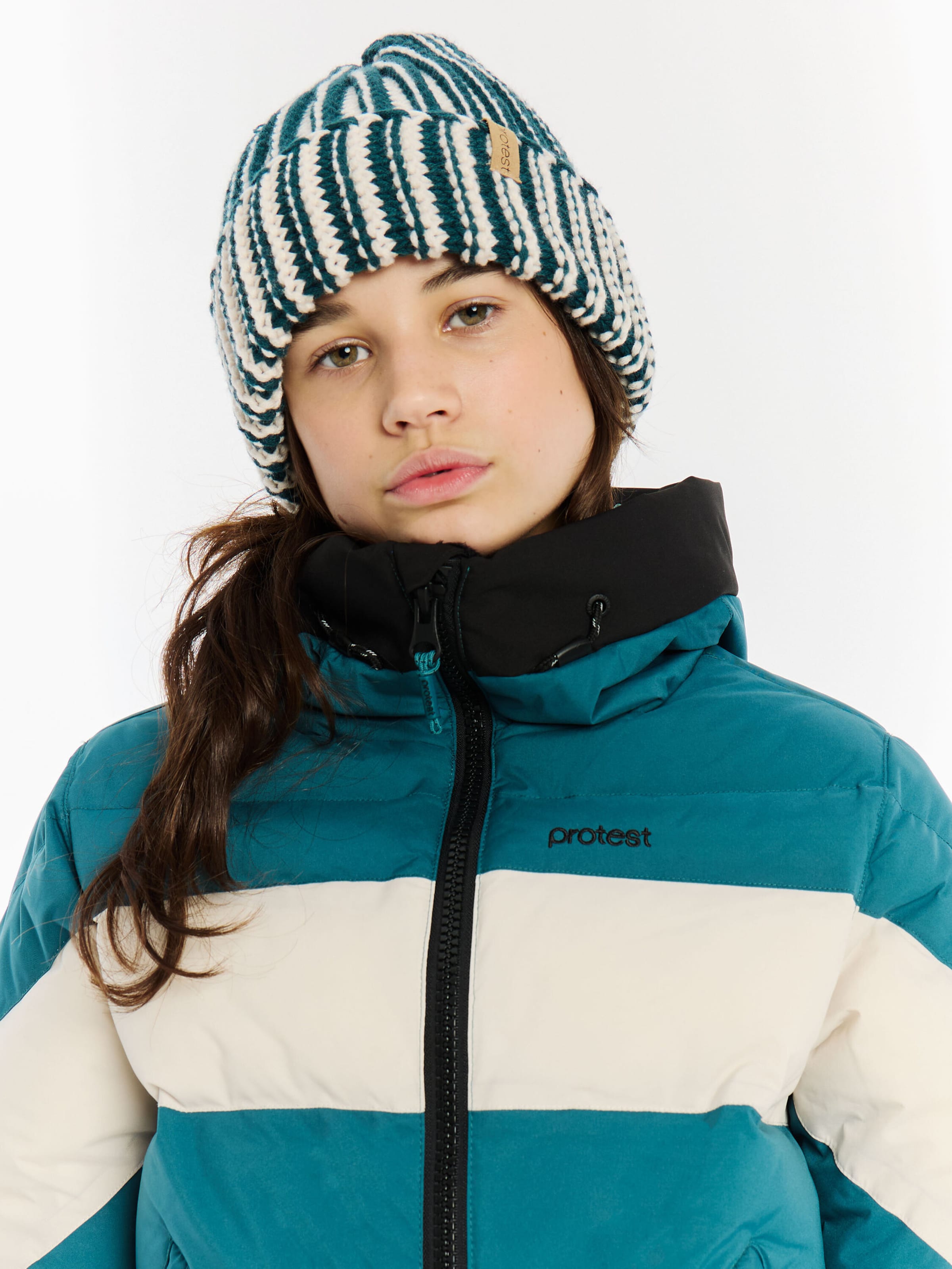 PROTEST Athletic Jacket 'PRTMilla JR' in Blue