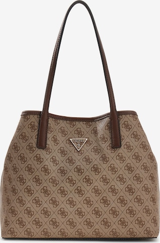 Shopper 'VICTTORIA' di GUESS in marrone: frontale