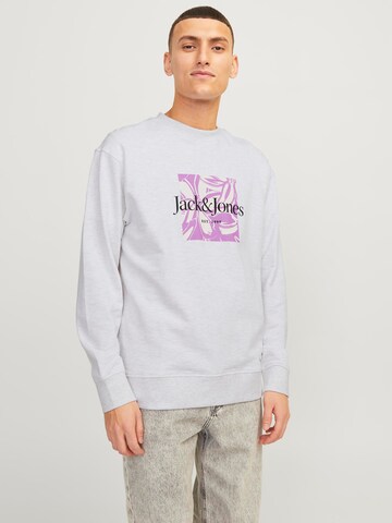 JACK & JONES Sweatshirt 'Lafayette' in Grey: front