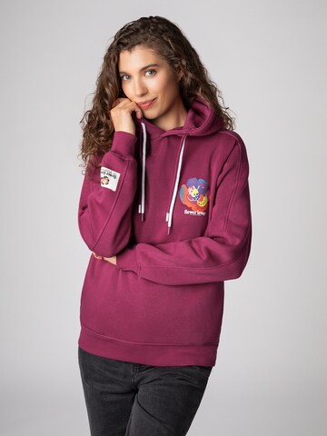 Sublevel Sweatshirt in Lila: Vorderseite