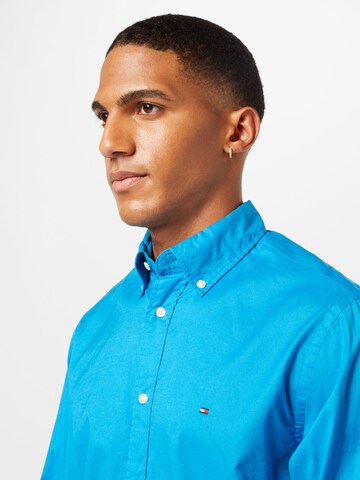 TOMMY HILFIGER Regular fit Zakelijk overhemd in Blauw