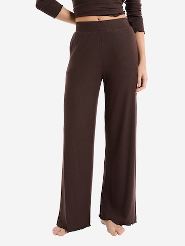 ETAM Pyjamahose 'Jovana' in Braun: Vorderseite