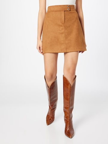 ABOUT YOU Skirt 'Elena' in Brown: front