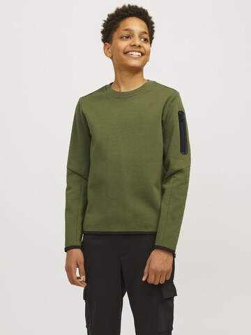 Jack & Jones Junior Sweatshirt in Green: front