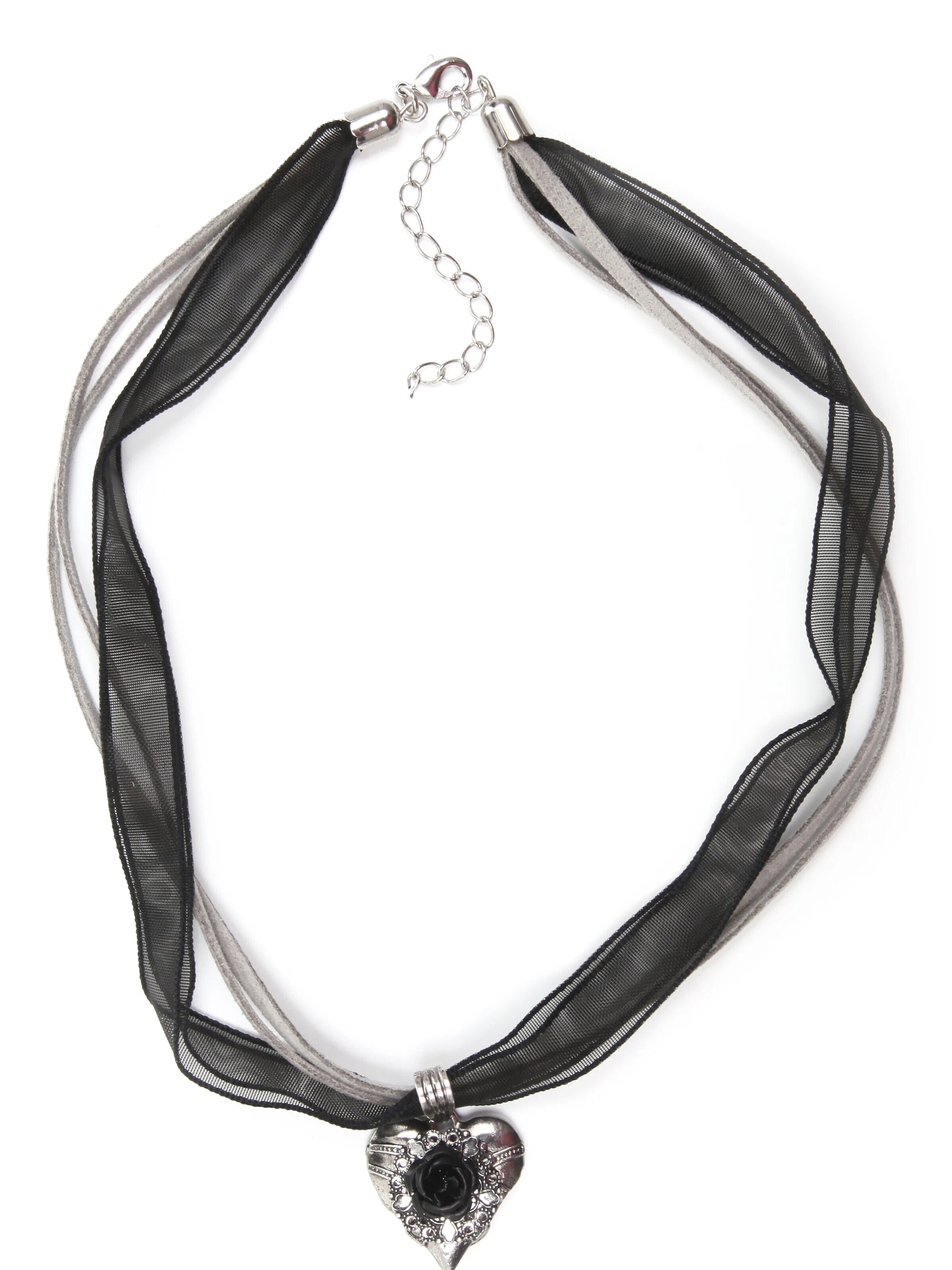 Allgäu Rebell Necklace 'Gerda' in Black: front