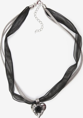 Allgäu Rebell Necklace 'Gerda' in Black: front