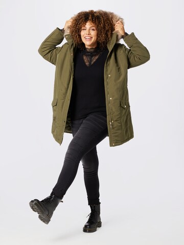 Dorothy Perkins Curve Téli parka - zöld