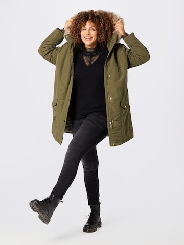 Parka invernale di Dorothy Perkins Curve in verde