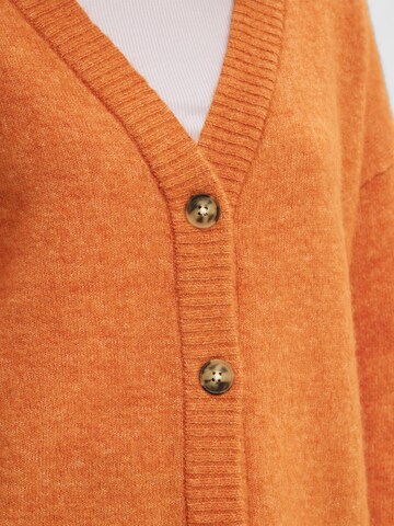 SELECTED - Cárdigan 'Maline' en naranja