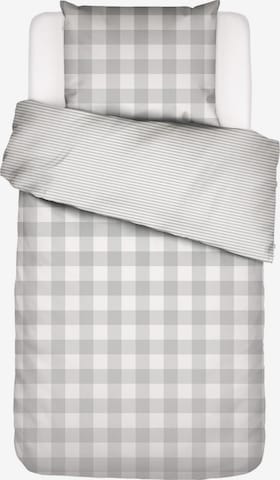 ESSENZA Duvet Cover ' Chess ' in Grey: front