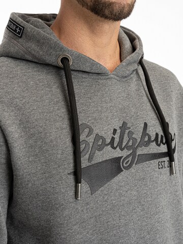 Sweat-shirt 'Kasper' SPITZBUB en gris