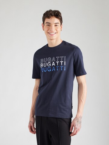 bugatti Tričko – modrá: přední strana