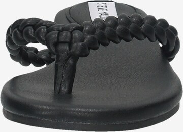 STEVE MADDEN T-Bar Sandals in Black