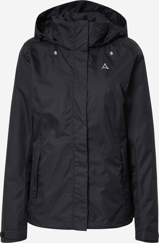 Schöffel Outdoor Jacket in Black: front