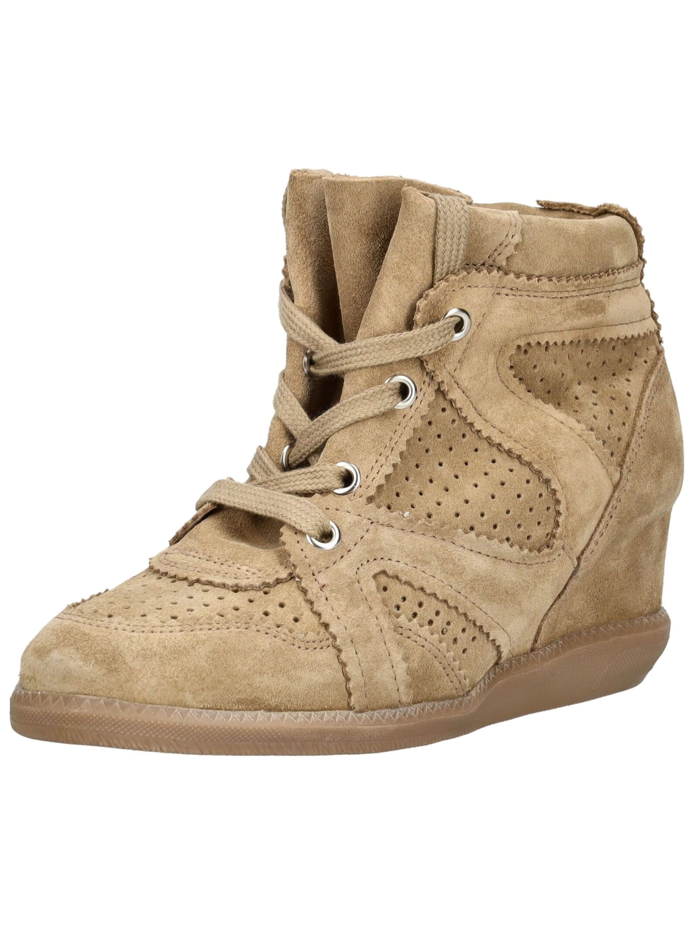 PAVEMENT Lace-up bootie in Brown: front