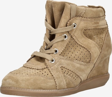 PAVEMENT Veterlaarsjes in Bruin: voorkant