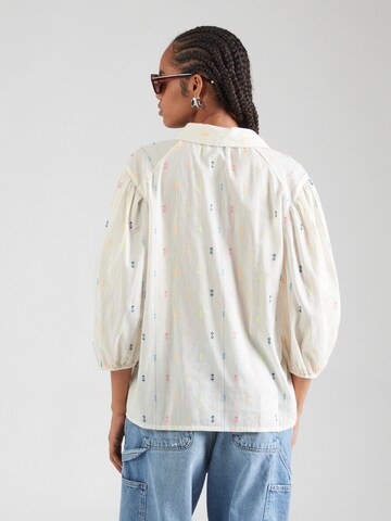 Lollys Laundry Bluse 'Heidi' i beige