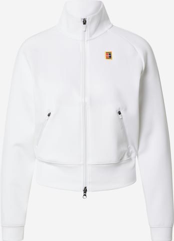 Veste de survêtement NIKE en blanc : devant