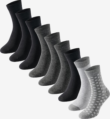 Chaussettes uncover by SCHIESSER en gris : devant