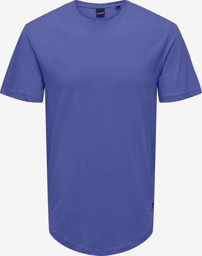 Only & Sons T-Shirt 'MATT' en bleu violet, Vue avec produit