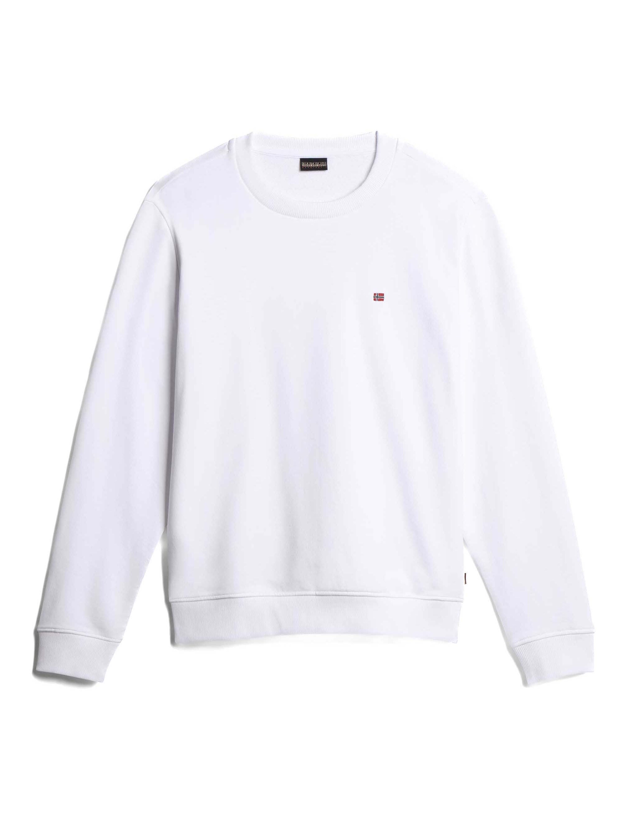 Bluză de molton 'Balis' de la NAPAPIJRI pe alb: față