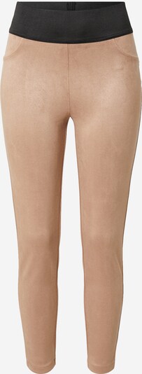 TOM TAILOR Hose in hellbeige / schwarz, Produktansicht