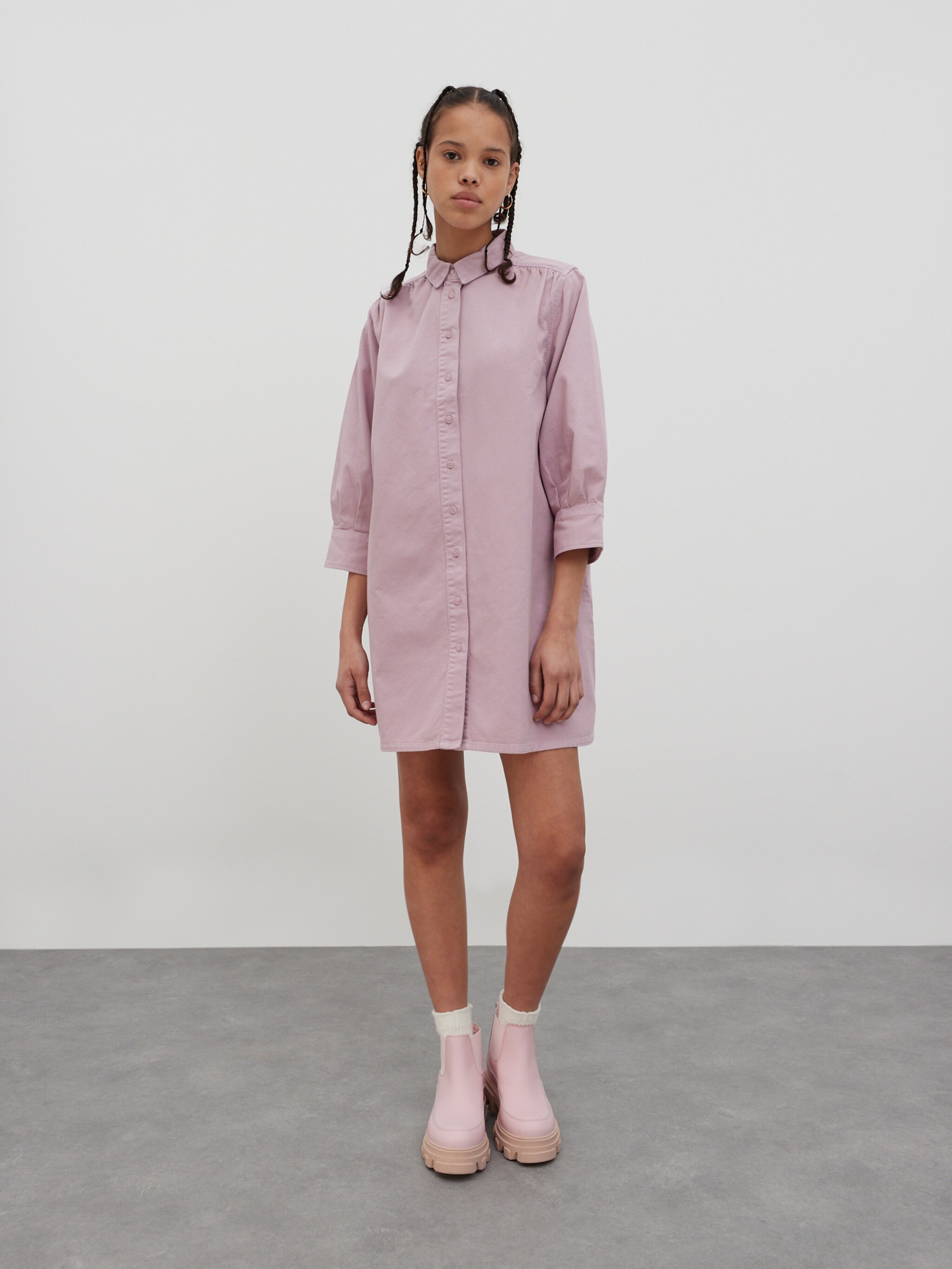 EDITED Produits Robe-chemise 'Siena' rose ancienne