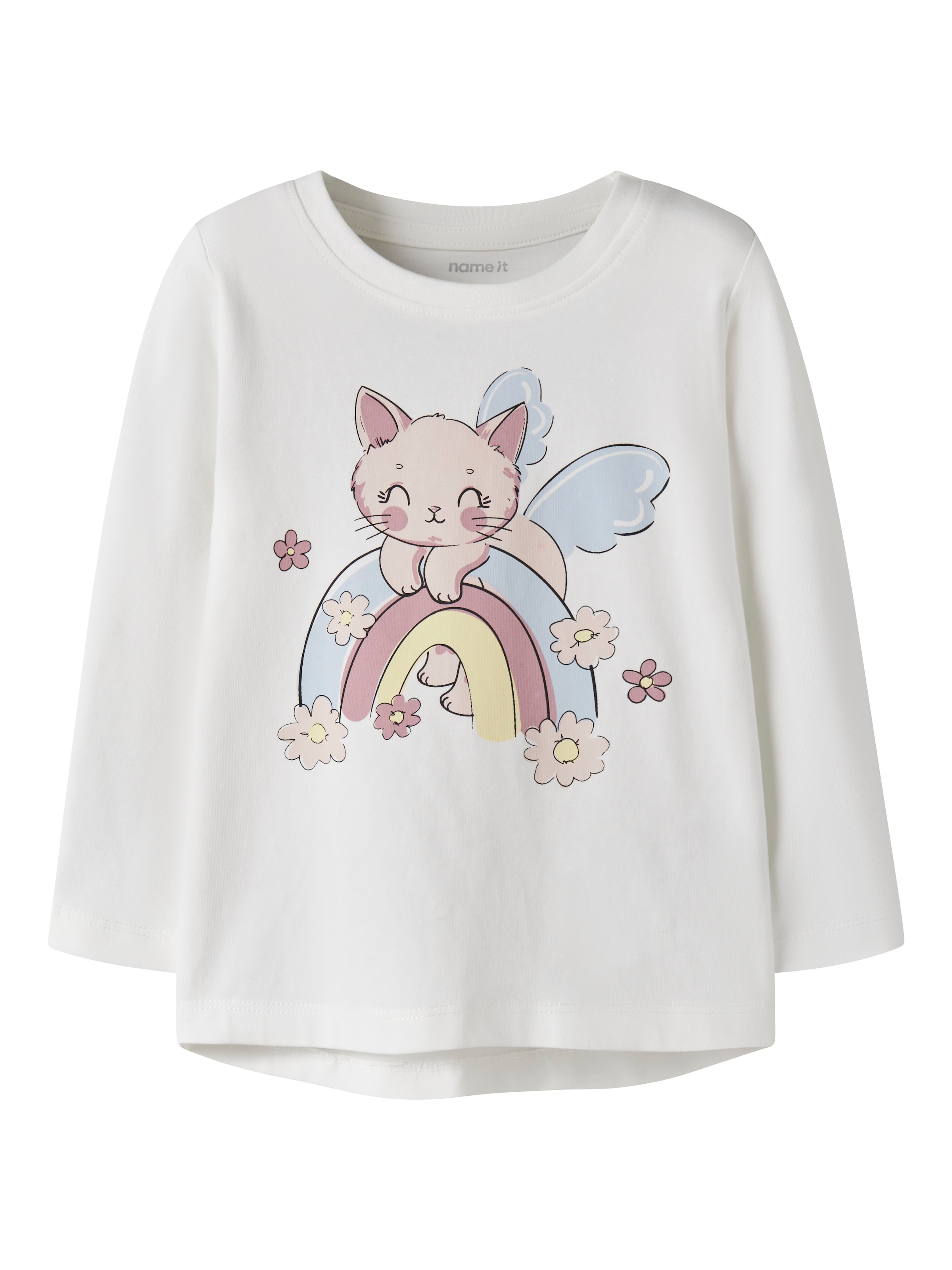 NAME IT Bluser & t-shirts 'NMFVIX' i hvid: forside