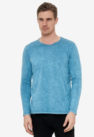 Rusty Neal Shirt in Blauw: voorkant