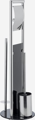 Wenko WC-Garnitur 'Ravina' in Silber: Vorderseite