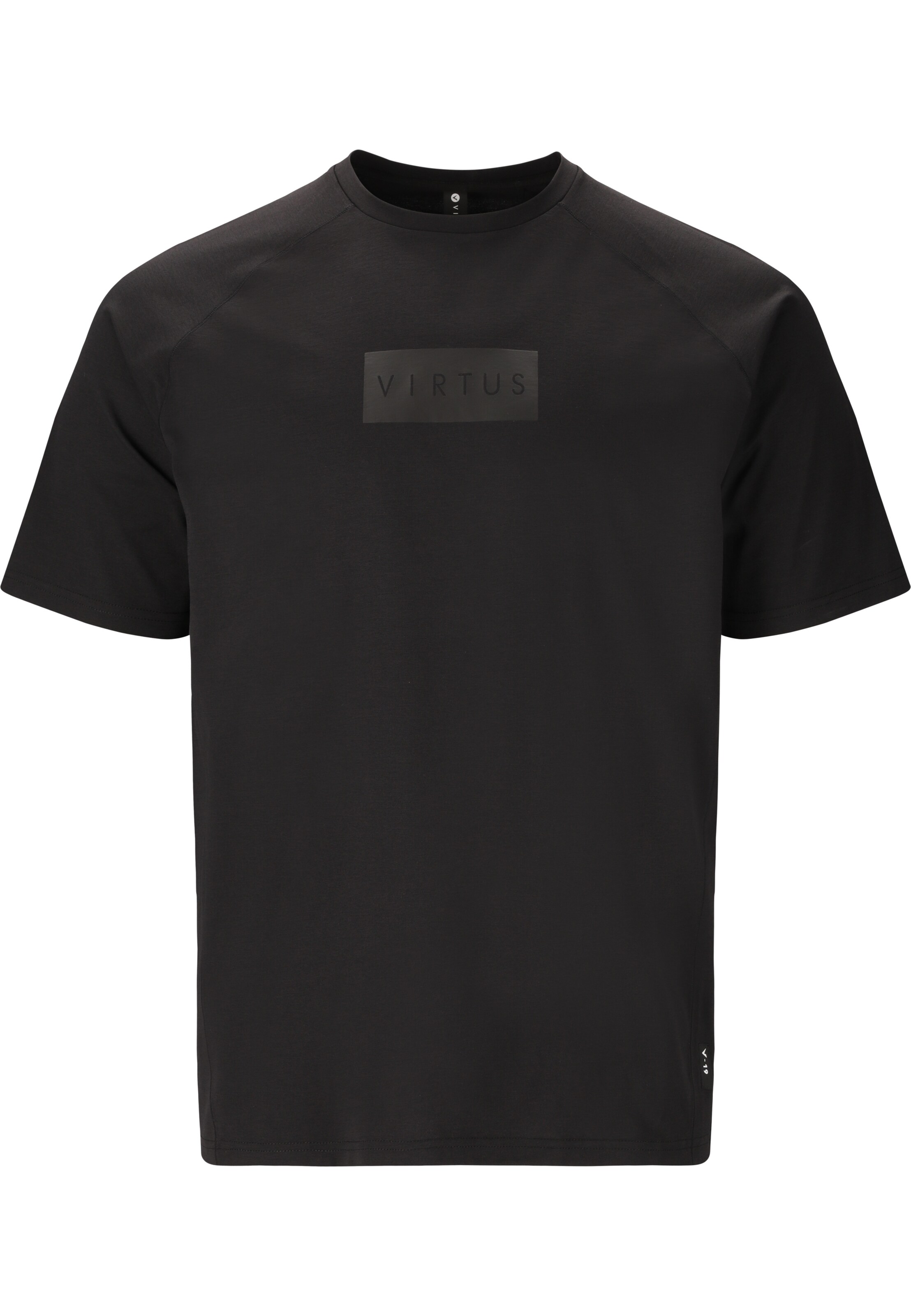 Virtus Shirt 'Kaleb' in Black: front