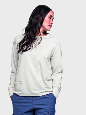 T-shirt fonctionnel 'Breslau' Schöffel en blanc : devant