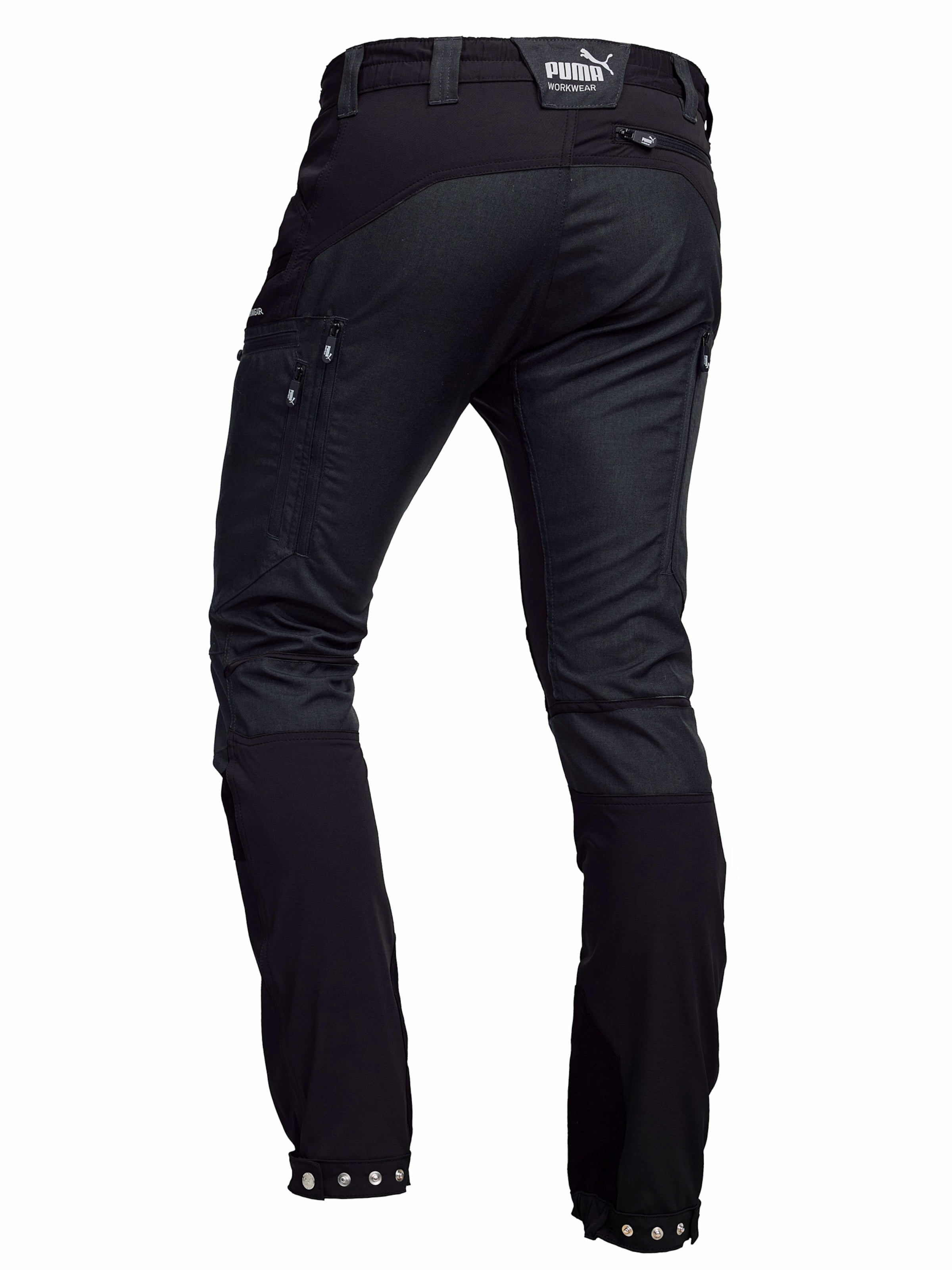 PUMA Workwear Regular Outdoor Pants 'ProOne' in Black