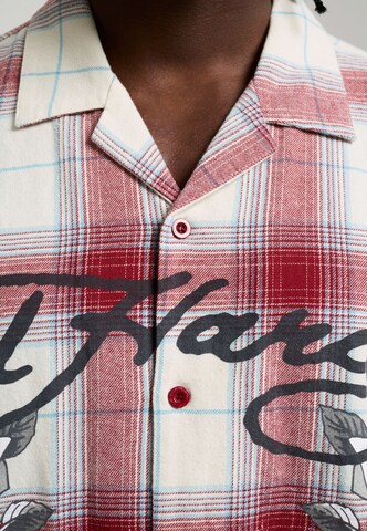 Ed Hardy Классический крой Рубашка в Красный