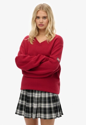 Superdry Trui in Rood: voorkant