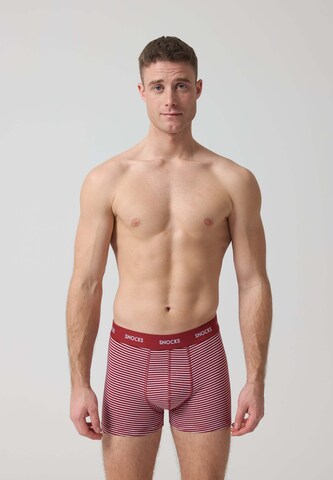 SNOCKS Boxer shorts in Red