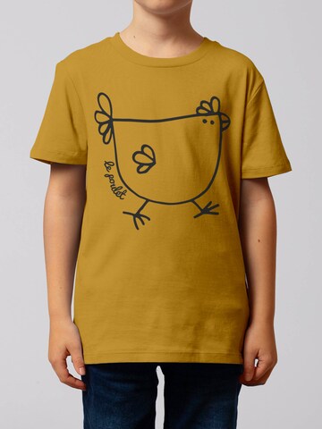 watabout.kids Shirt 'Le Poulet - Das Huhn' in Geel