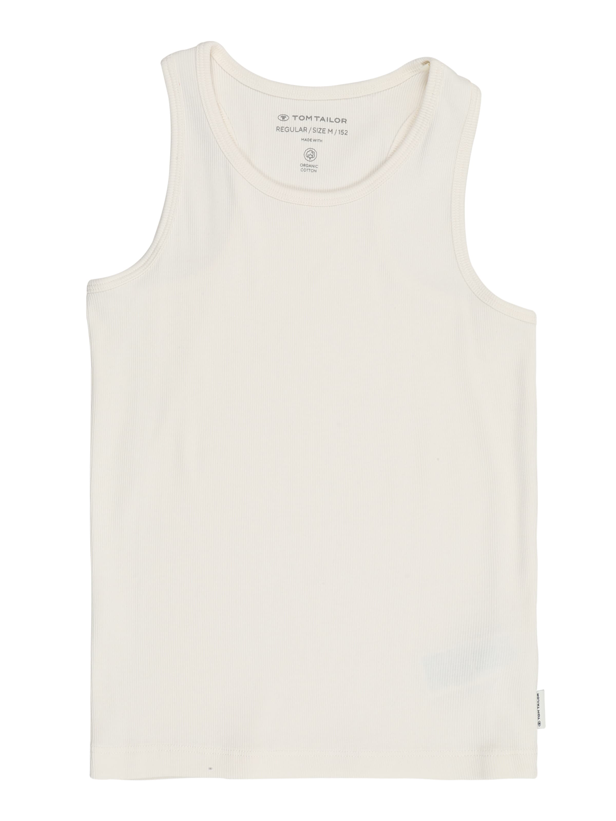 TOM TAILOR Τοπ σε λευκό: μπροστά