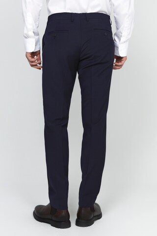 Coupe slim Pantalon 'Vincent' Matinique en bleu