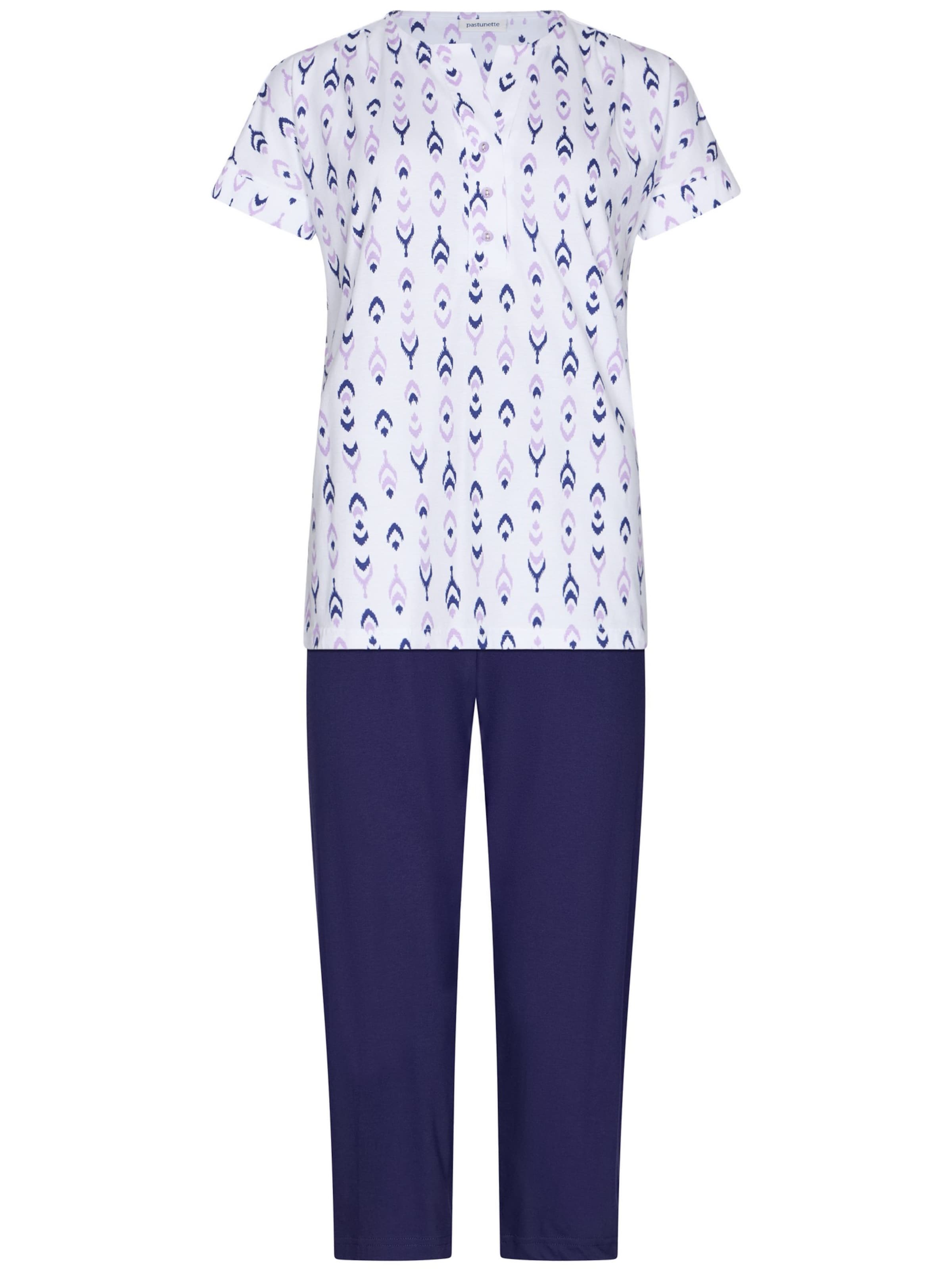 Pyjama 'Pyjama with buttons' Pastunette en bleu : devant
