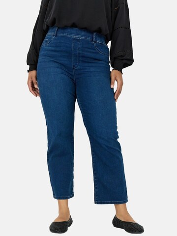 Regular Pantalon 'Summer' Wasabi Concept en bleu : devant