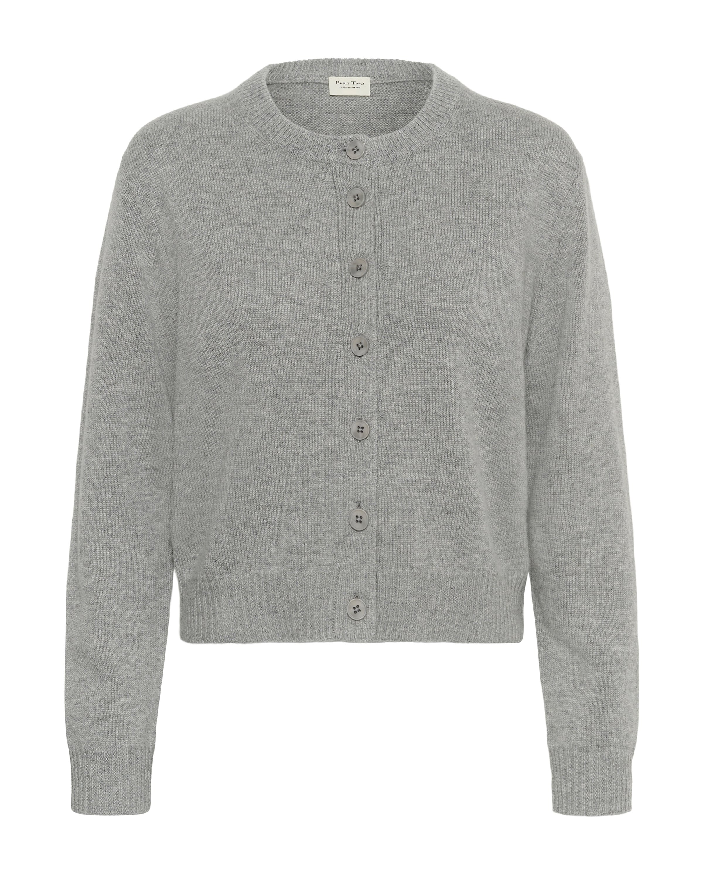 Cardigan 'YaldaPW' Part Two en gris : devant